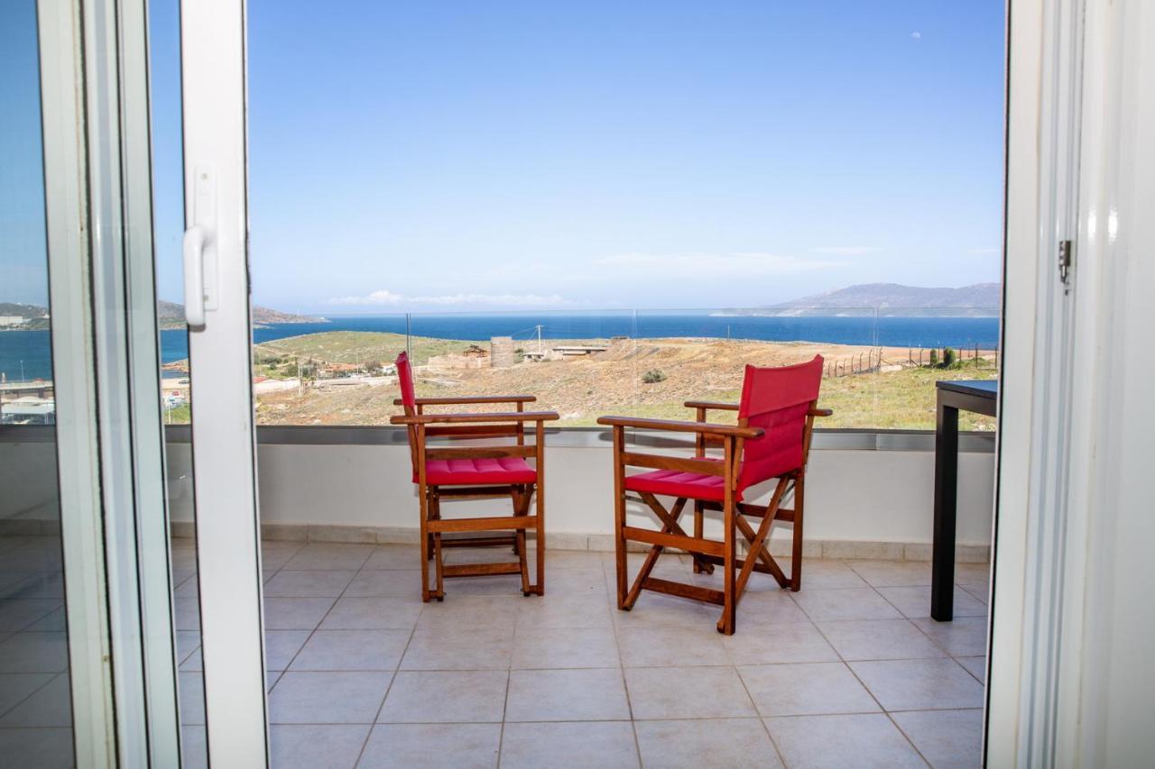Komfort City Apartment "Elias" Mit Meerblick In Lavrio Экстерьер фото