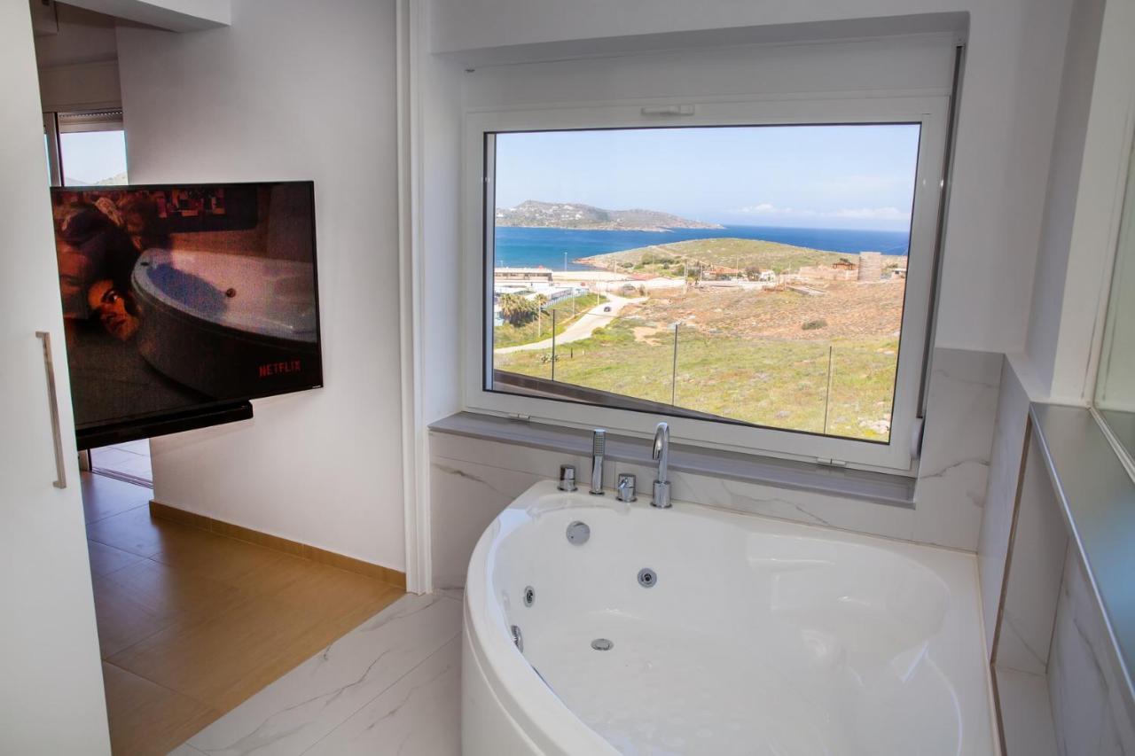 Komfort City Apartment "Elias" Mit Meerblick In Lavrio Экстерьер фото