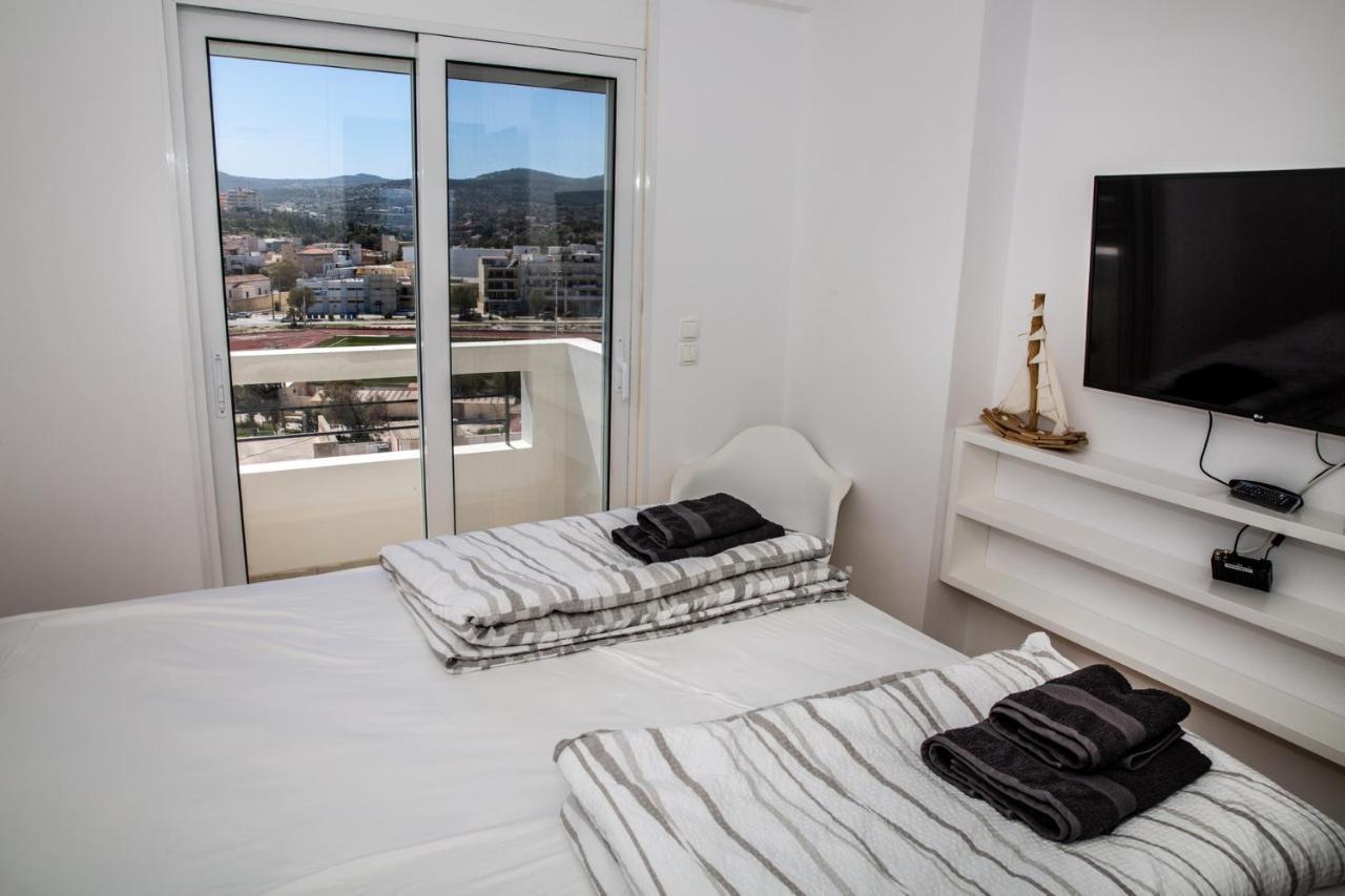 Komfort City Apartment "Elias" Mit Meerblick In Lavrio Экстерьер фото