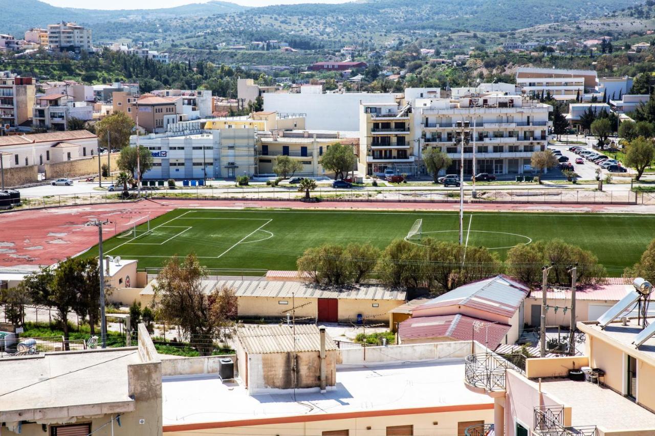 Komfort City Apartment "Elias" Mit Meerblick In Lavrio Экстерьер фото